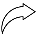 Share Curved Arrow icon