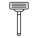 Shaving razor icon