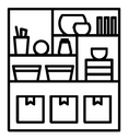 Shelves Storage icon