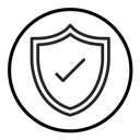 Shield check icon