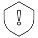 Shield exclamation icon