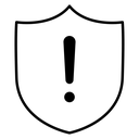 Shield exclamation 2 icon