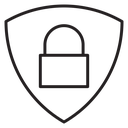 Shield lock icon