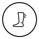 Shin pain icon