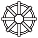 Ship wheel icon