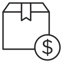 Shipping charges icon