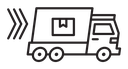 Shipping truck icon