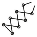 Shoe lace icon