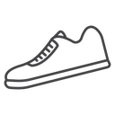 Shoes Black Outline icon