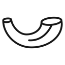 Shofar Black Outline icon