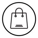 Shopping bag icon