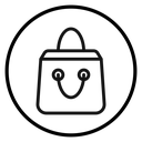Shopping bag icon