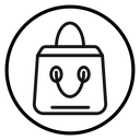 Shopping bag icon