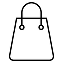 Shopping Bag Arched Handle icon