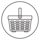 Shopping basket icon