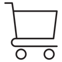 Shopping trolley icon