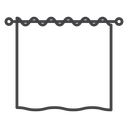 Shower curtain icon
