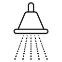 Shower down icon