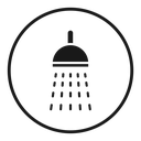 Shower down icon
