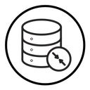 Shrink database icon