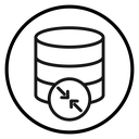 Shrink database icon