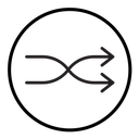 Shuffle icon