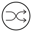 Shuffle arrow icon