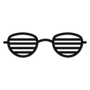 Shutter sunglasses icon