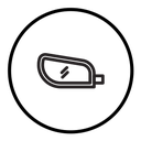 Side mirror icon