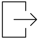 Sign Out Door Arrow icon