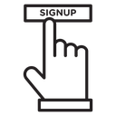 Sign up icon