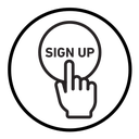 Sign up icon