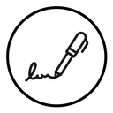 Signature icon