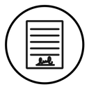 Signed document icon
