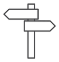 Signpost icon
