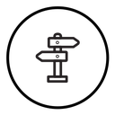 Signpost icon
