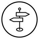 Signpost icon