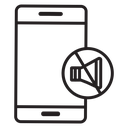 Silent phone icon