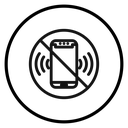 Silent phone icon