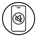 Silent phone icon