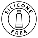 Silicone Free Black Outline icon