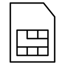 Sim card 2 icon