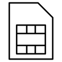 Sim card 2 icon