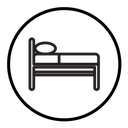 Single bed icon