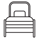Single bed icon