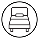 Single bed icon