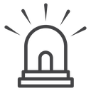 Siren Alarm Light icon