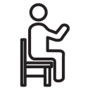 Sitting icon