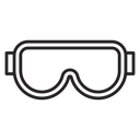 Ski goggles icon