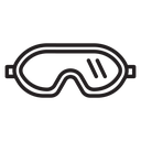 Ski goggles icon
